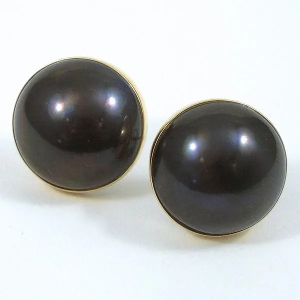 Mabe Pearl Earrings Joint Venture Jewelry Cary, NC