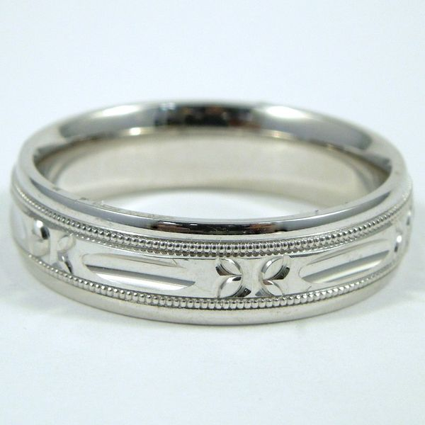 Engraved Gents Wedding Bad Joint Venture Jewelry Cary, NC