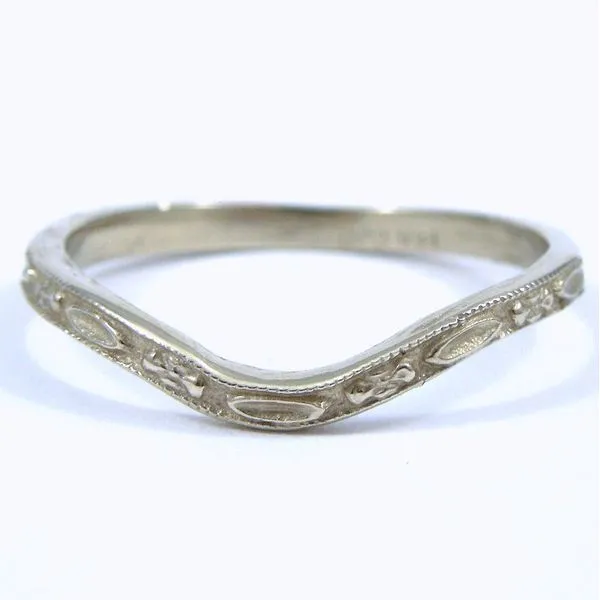 Curved Wedding Band Joint Venture Jewelry Cary, NC