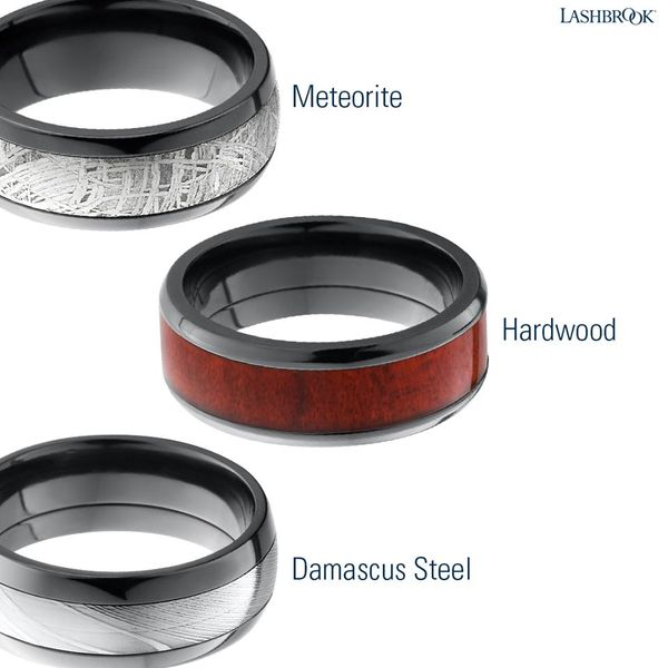 Mix & Match Gents Bands - Non-Traditional Materials Image 3 Joint Venture Jewelry Cary, NC