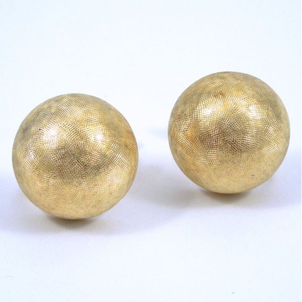 Gold Ball Earrings Joint Venture Jewelry Cary, NC