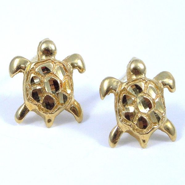 Turtle Stud Earrings Joint Venture Jewelry Cary, NC
