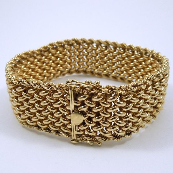 Woven Gold Bracelet Joint Venture Jewelry Cary, NC