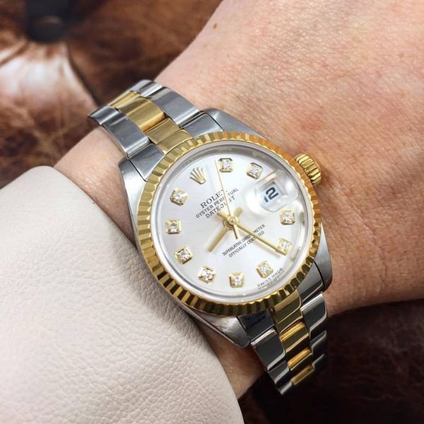 Ladies Two Tone Rolex Datejust Watch Image 2 Joint Venture Jewelry Cary, NC