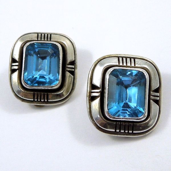 Blue Topaz Earrings Joint Venture Jewelry Cary, NC