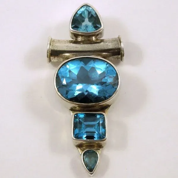 Blue Topaz Pendant Joint Venture Jewelry Cary, NC