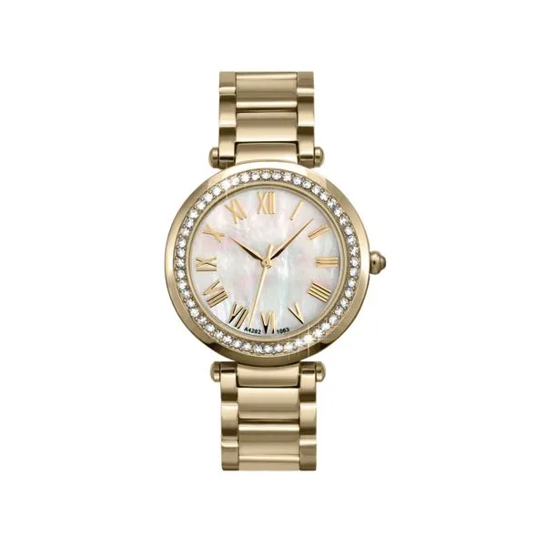 Chloe Watch in Gold with Light Mother of Pearl Dial J. Schrecker Jewelry Hopkinsville, KY
