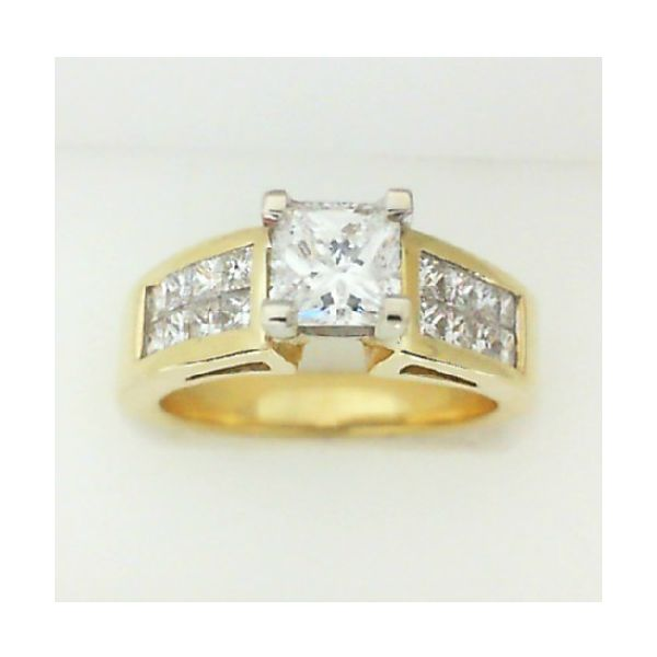 Invisible Set Princess Diamond Ring J. Thomas Jewelers Rochester Hills, MI