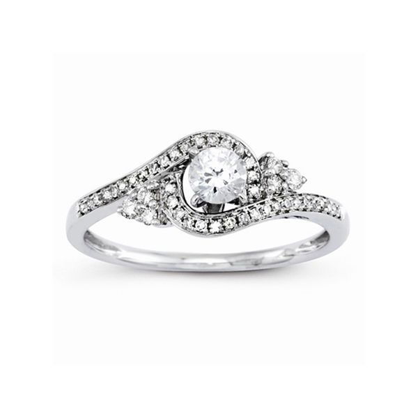 White Gold Engagement Ring J. Thomas Jewelers Rochester Hills, MI