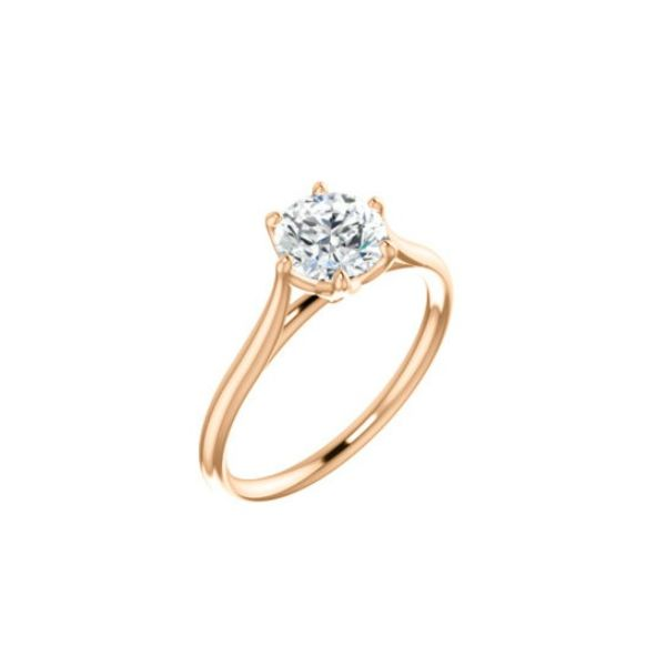 Rose Gold Diamond Solitaire J. Thomas Jewelers Rochester Hills, MI