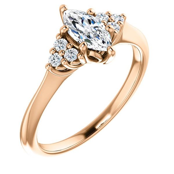 Rose Gold Marquise Ring J. Thomas Jewelers Rochester Hills, MI