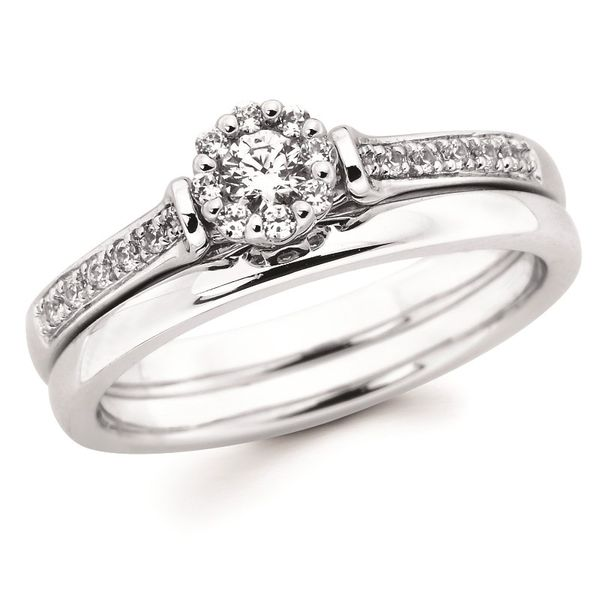 Halo Engagement Ring J. Thomas Jewelers Rochester Hills, MI