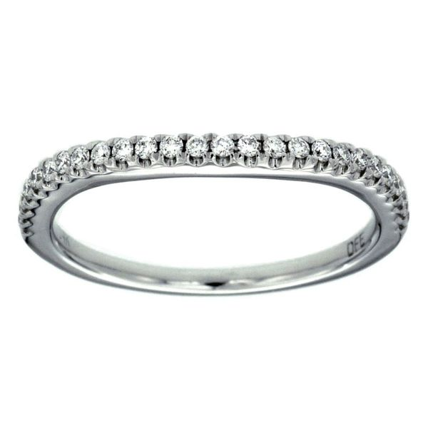 Curved Diamond Wedding Band J. Thomas Jewelers Rochester Hills, MI