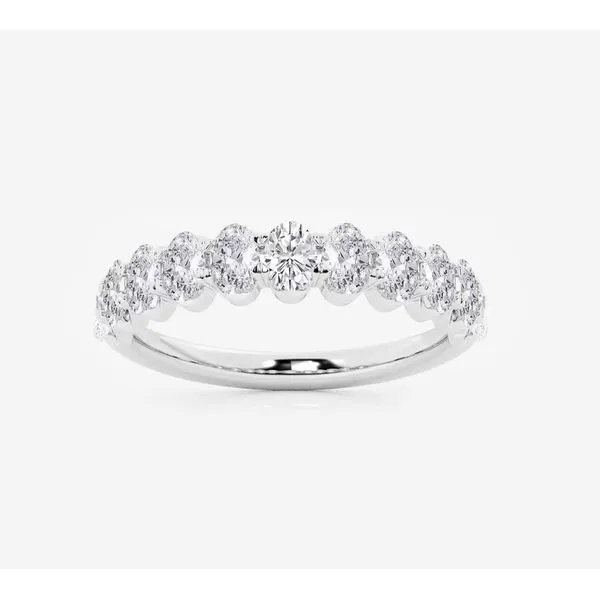 Oval Diamond Band J. Thomas Jewelers Rochester Hills, MI