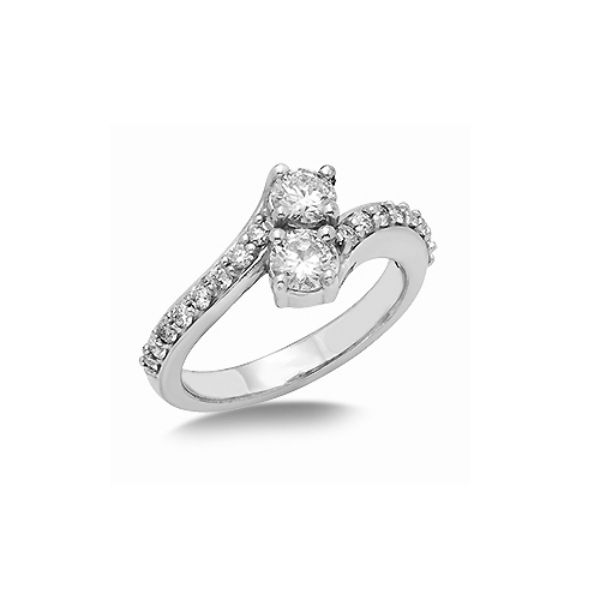 Two Stone Diamond Ring -1.00 Carat J. Thomas Jewelers Rochester Hills, MI