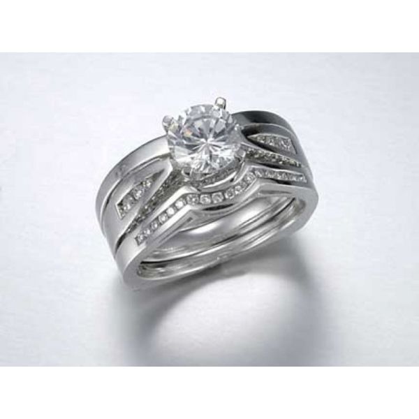 14K White Gold Diamond Engagement Ring J. Thomas Jewelers Rochester Hills, MI