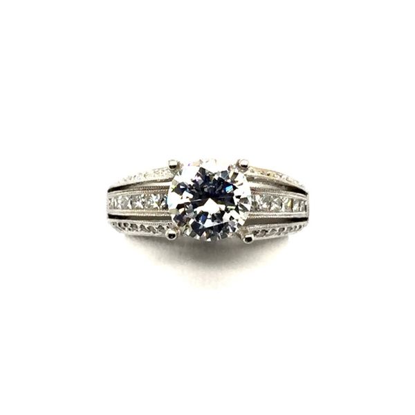 Milgrain Diamond Engagement ring J. Thomas Jewelers Rochester Hills, MI