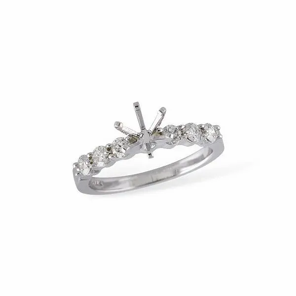 Diamond Engagement Ring in 14K White Gold J. Thomas Jewelers Rochester Hills, MI