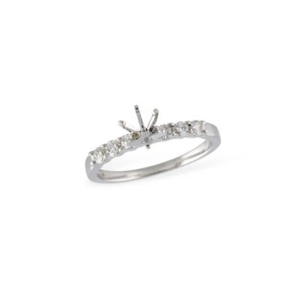 Diamond Engagement Ring in 14K White Gold J. Thomas Jewelers Rochester Hills, MI