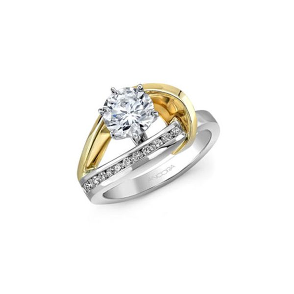 Bi-Color Diamond Engagement Ring J. Thomas Jewelers Rochester Hills, MI
