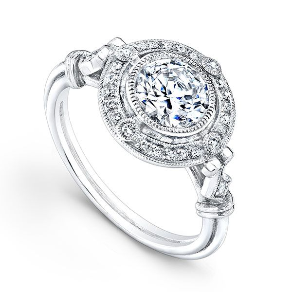 Beverley K Elegant 18 Karat White Gold Diamond Ring J. Thomas Jewelers Rochester Hills, MI
