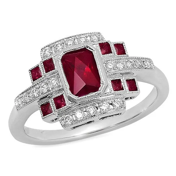 Beverley K Ruby And Diamond Ring J. Thomas Jewelers Rochester Hills, MI