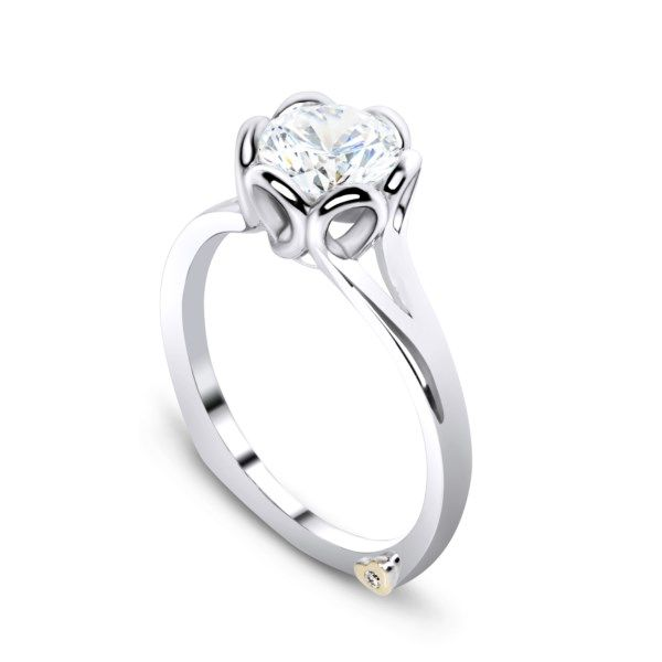 Mark Schneider Petal Engagement Ring J. Thomas Jewelers Rochester Hills, MI