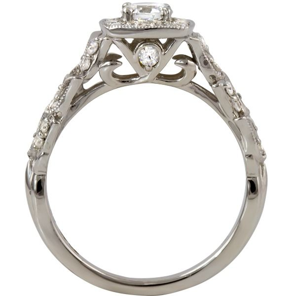 Vintage Design Diamond Ring Image 2 J. Thomas Jewelers Rochester Hills, MI