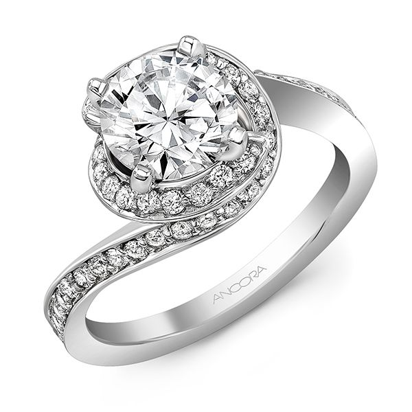 Diamond Halo Ring J. Thomas Jewelers Rochester Hills, MI