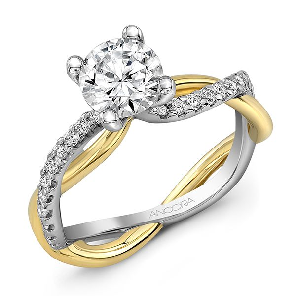 White And Yellow Infinity Ring J. Thomas Jewelers Rochester Hills, MI