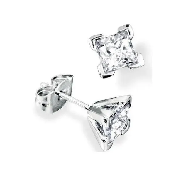 0.53Tw Princess Diamond Studs J. Thomas Jewelers Rochester Hills, MI