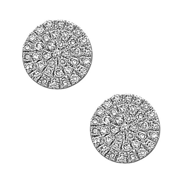 Sparkling Diamond Cluster Earrings J. Thomas Jewelers Rochester Hills, MI
