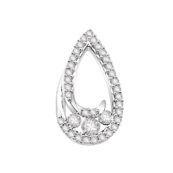 White Gold Diamond Pendant J. Thomas Jewelers Rochester Hills, MI