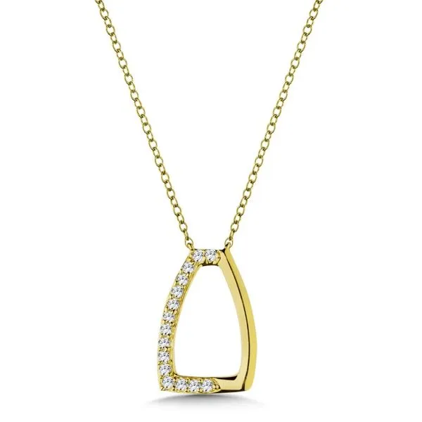 Yellow Gold Diamond Pendant J. Thomas Jewelers Rochester Hills, MI