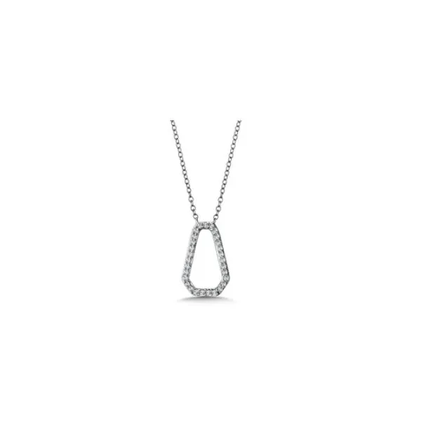 Geometric Design Diamond Pendant J. Thomas Jewelers Rochester Hills, MI