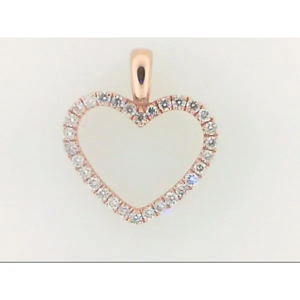 Rose Gold Diamond Heart J. Thomas Jewelers Rochester Hills, MI