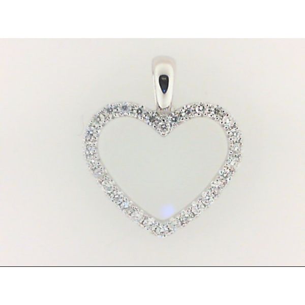 White Gold Diamond Heart J. Thomas Jewelers Rochester Hills, MI