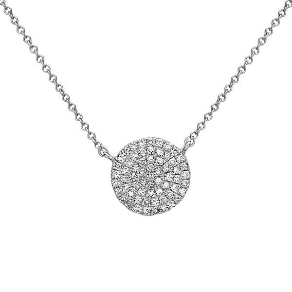 Sparkling Diamond Circle Pendant J. Thomas Jewelers Rochester Hills, MI