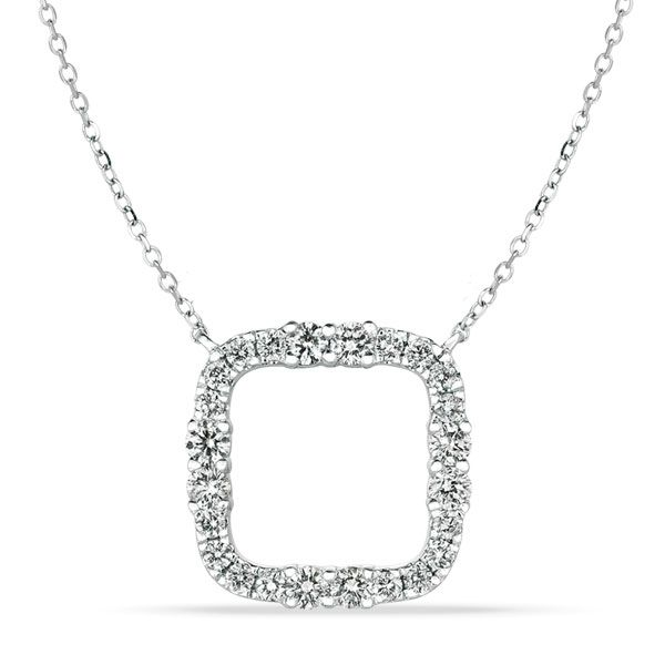 White Gold Diamond Necklace J. Thomas Jewelers Rochester Hills, MI