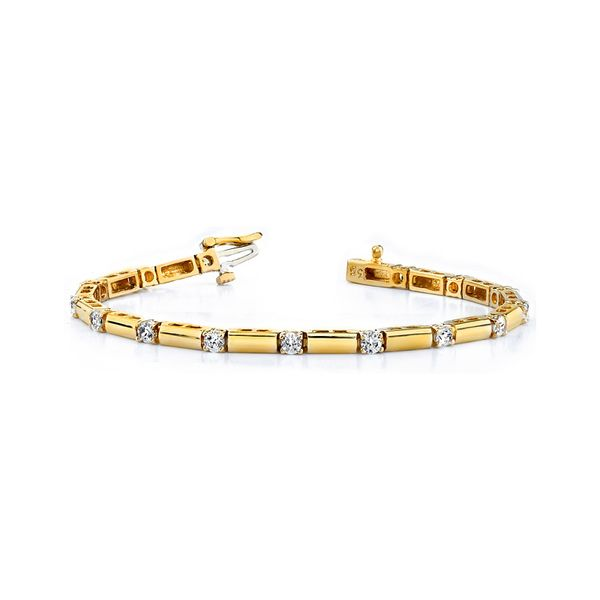 Yellow Gold Diamond Bracelet J. Thomas Jewelers Rochester Hills, MI