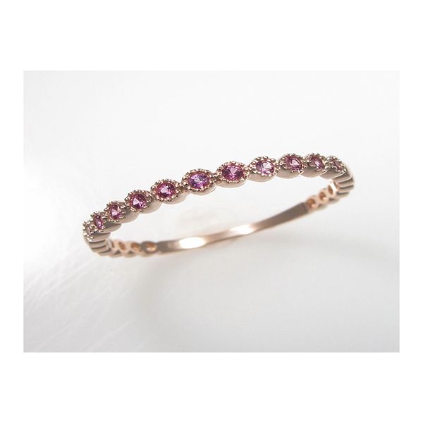 Pink Sapphire Stackable Ring J. Thomas Jewelers Rochester Hills, MI