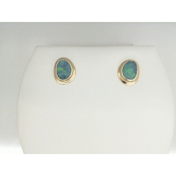 Oval Opal Earrings J. Thomas Jewelers Rochester Hills, MI