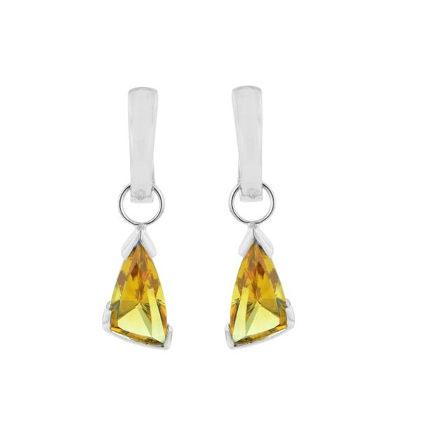 Fantasy Shape Golden Citrine Earrings J. Thomas Jewelers Rochester Hills, MI