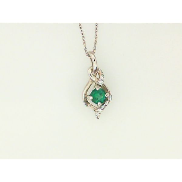 Emerald Diamond Pendant J. Thomas Jewelers Rochester Hills, MI