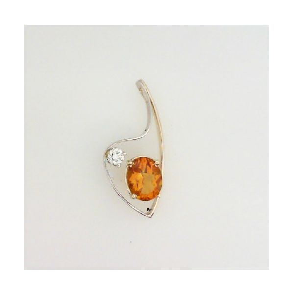 Custom Citrine Pendant J. Thomas Jewelers Rochester Hills, MI