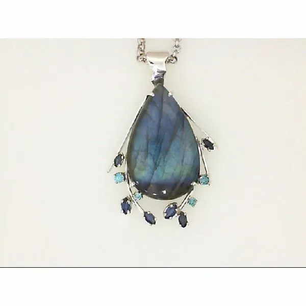 Handcrafted Labradorite Pendant J. Thomas Jewelers Rochester Hills, MI