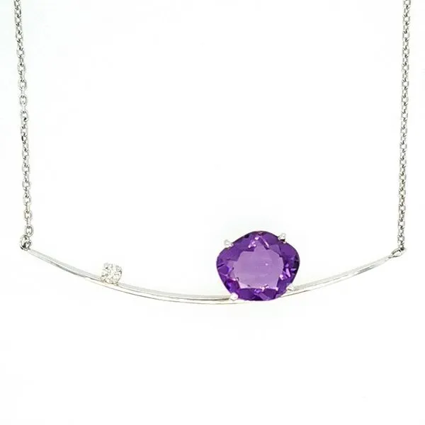 Custom 4.61 Carat Amethyst Pendant J. Thomas Jewelers Rochester Hills, MI