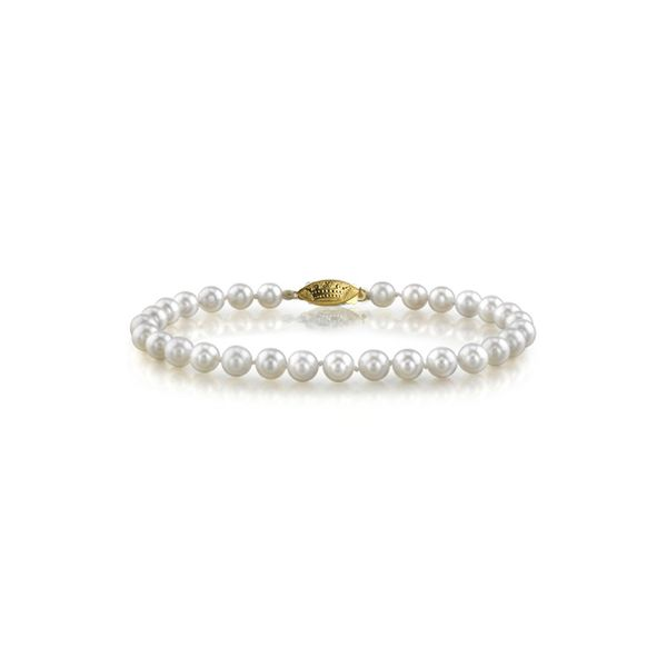 Akoya Pearl Bracelet white Gold Clasp J. Thomas Jewelers Rochester Hills, MI