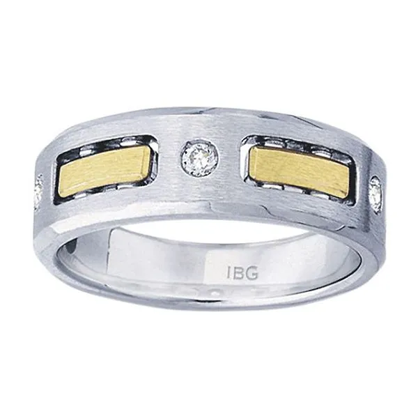 14K Gold Diamond Gents Band J. Thomas Jewelers Rochester Hills, MI