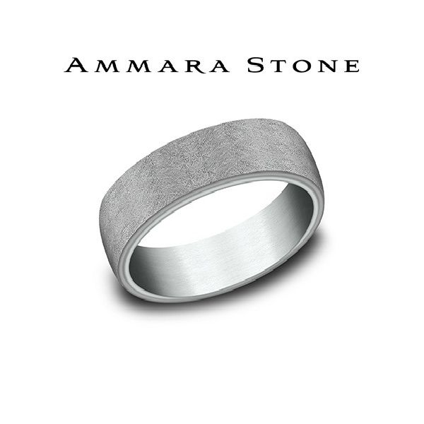 Ammara Stone - Gray Tantalum And 14 Karat White Gold Ring J. Thomas Jewelers Rochester Hills, MI